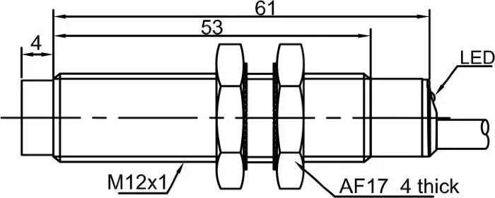 Индуктивные датчики LANBAO LR12XCN08ATOY