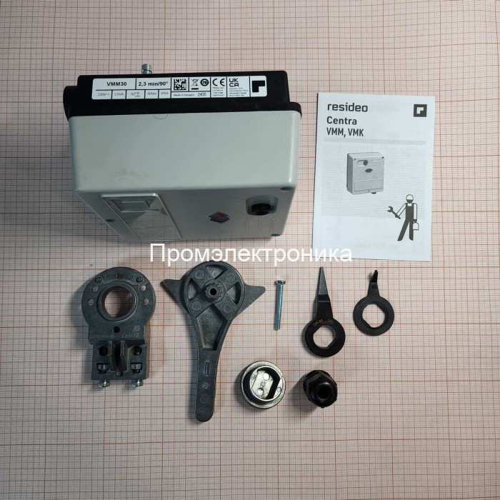 Honeywell VMM30 привод повор. 3-pt, 230Vac, 30Нм, 2.3мин, IP54 