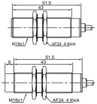 Индуктивные датчики LANBAO LR18XBF05DPOW