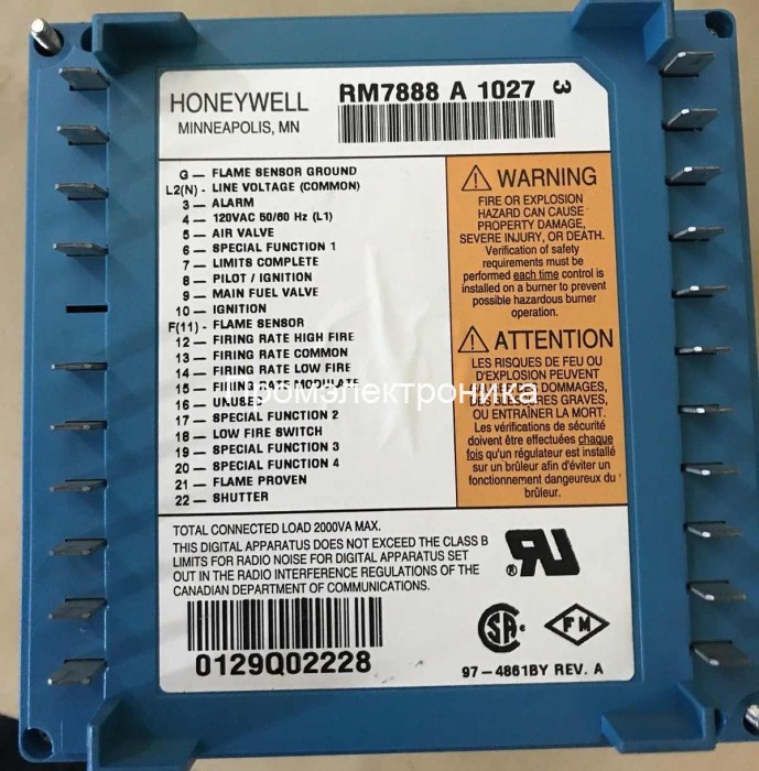 Honeywell RM7888A1027