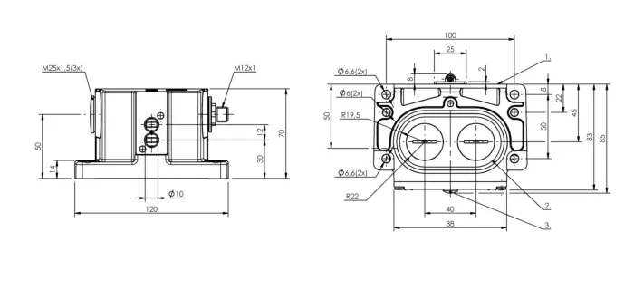 Блочные кулачковые выключатели Balluff BNS04L2