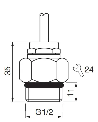 Датчики температуры с дискретным выходом EGE-Elektronik TGM 050-TS095