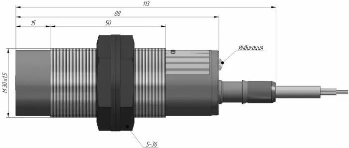 Индуктивные датчики СЕНСОР ВБИ-Ц30-89С-2112-С