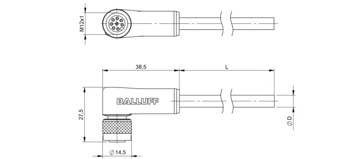 Разъемы для датчиков Balluff BCC0C7J