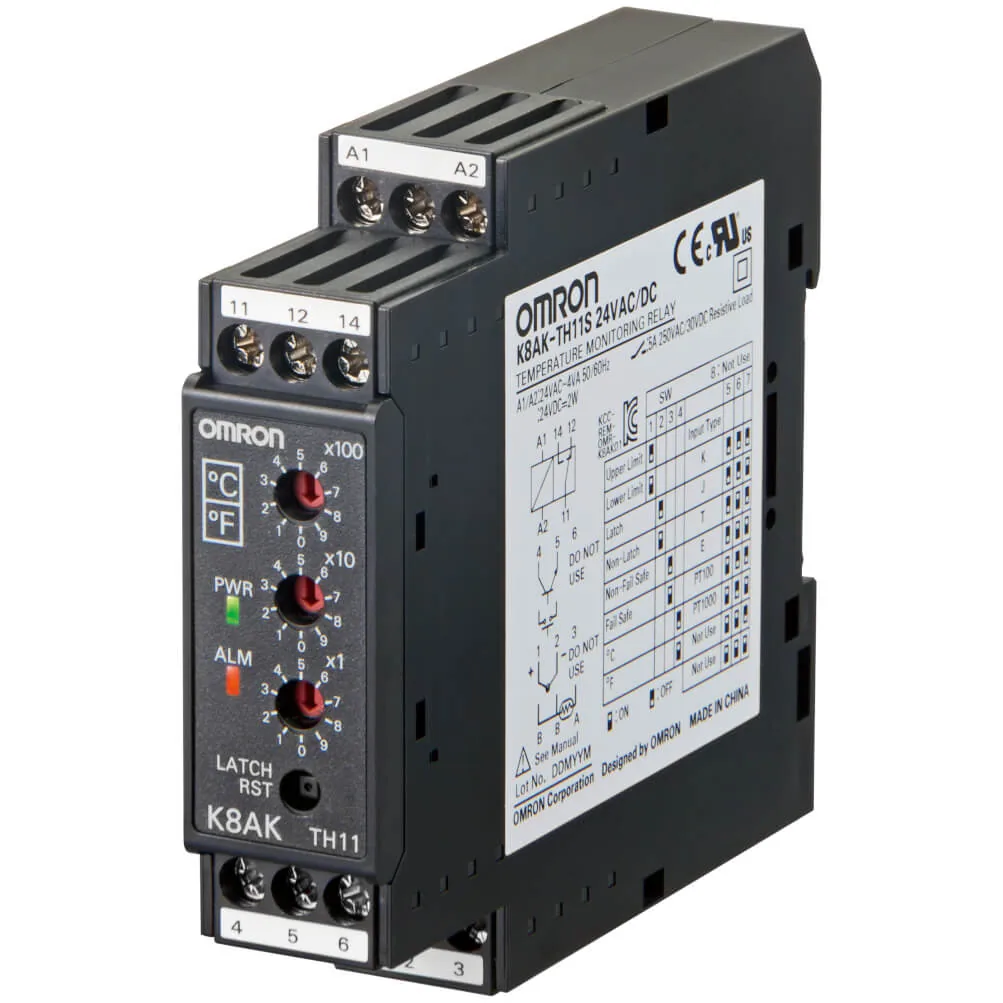 Цифровые температурные контроллеры Omron K8AK-TH12S 24VAC/DC