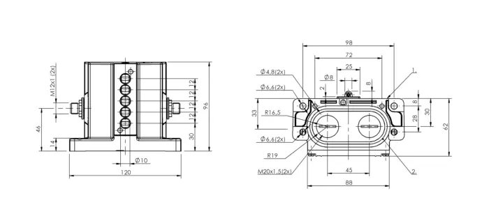 Блочные кулачковые выключатели Balluff BNS052M