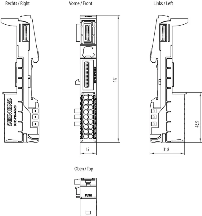 Системы автоматизации Siemens 6ES7193-6BP00-0BA0