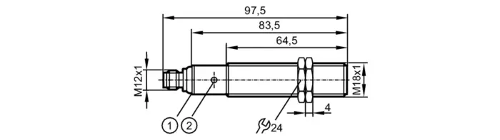 Датчики ультразвуковые с аналоговым выходом IFM Electronic UGT517
