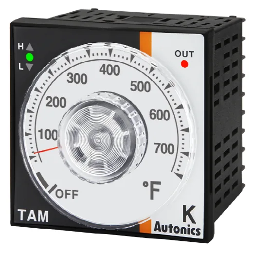 Температурные контроллеры с аналоговой круговой шкалой Autonics TAM-B4RK4F