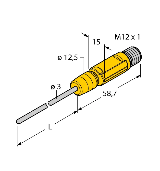Датчики температуры аналоговые 4-20 мА TURCK TTM-203A-CF-LIUPN-H1140-L150