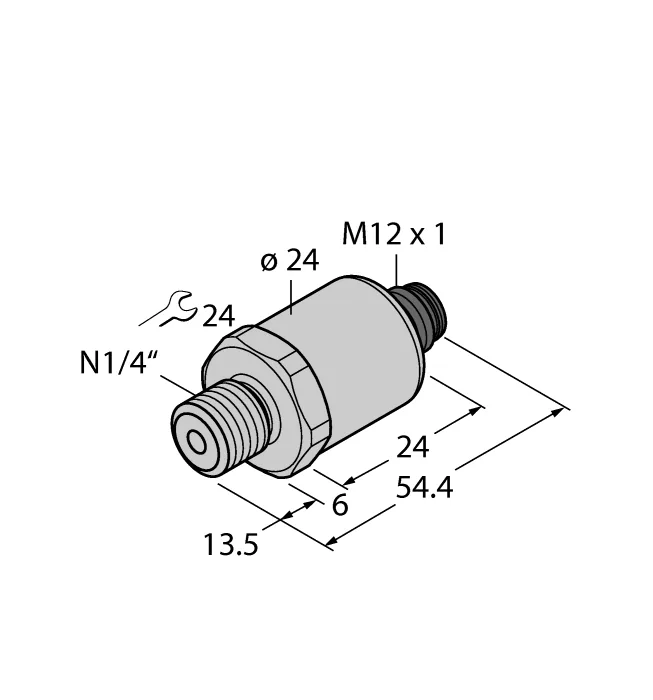 Аналоговые датчики давления 4-20 мА TURCK PT30PSIG-1003-I2-H1143