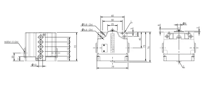 Блочные кулачковые выключатели Balluff BNS02AW