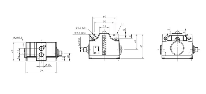 Блочные кулачковые выключатели Balluff BNS0279