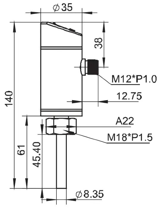 Датчики температуры аналоговые 4-20 мА EMA Electronics TA1004