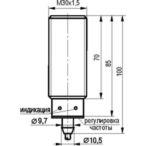 Датчики скорости и контроля частоты вращения ТЕКО IV11B AF81A5-01G-10E-L