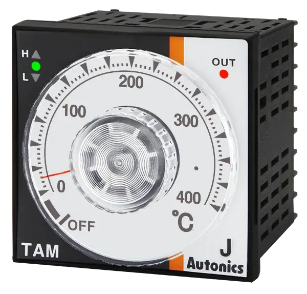 Температурные контроллеры с аналоговой круговой шкалой Autonics TAM-B4RJ4C