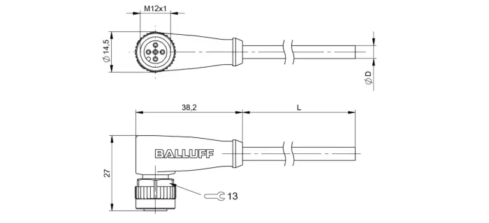 Разъемы для датчиков Balluff BCC036J