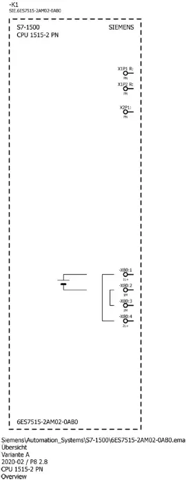 Центральный процессор Siemens 6ES7515-2AM02-0AB0