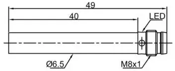 Индуктивные датчики LANBAO LR6.5QBF15DPO-E1