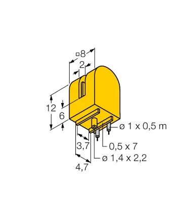 Индуктивные щелевые датчики TURCK SI2-K08-Y1