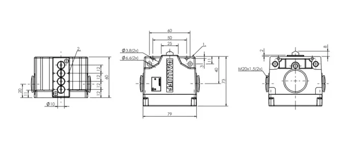 Блочные кулачковые выключатели Balluff BNS04WC
