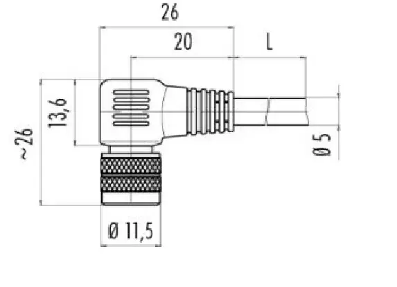 Разъемы для датчиков NEFTIM NEAM8FMW3001A-1