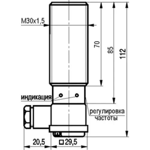 Датчики скорости и контроля частоты вращения ТЕКО IV11B AT81A5-01G-10-L