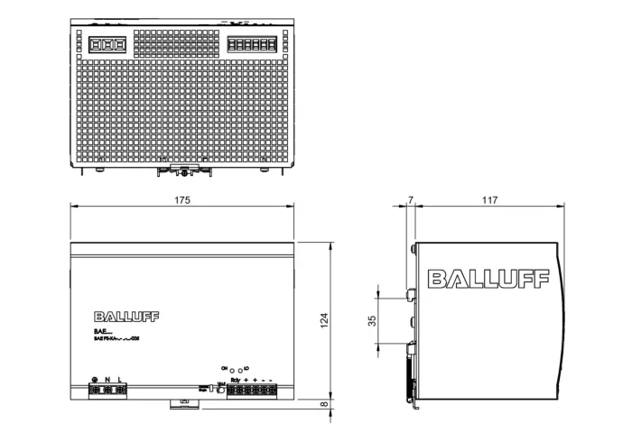 Блоки питания 220 В постоянного тока Balluff BAE0003
