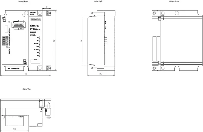 Интерфейсный модуль IM 154-3 PN HF Siemens 6ES7154-3AB00-0AB0