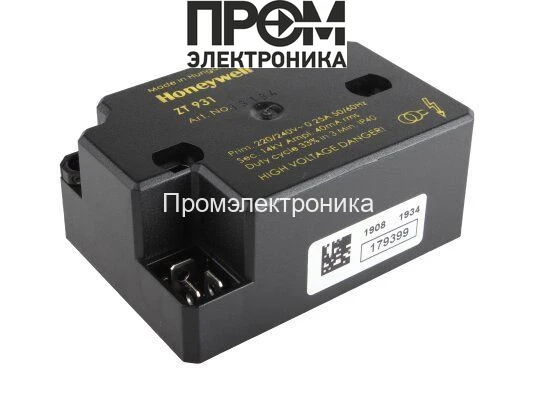 Трансформатор розжига Satronic / Honeywell ZT 931 4мм