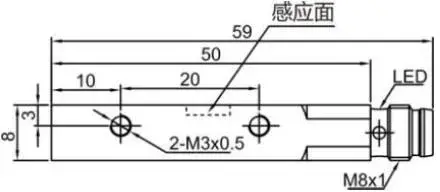 Индуктивные датчики LANBAO LE82VF15DPO-E1