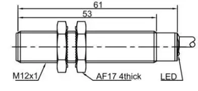 Индуктивные датчики LANBAO LR12XCF02DNCG