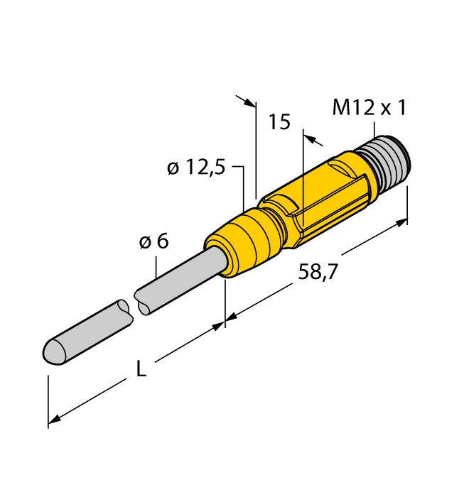 Датчики температуры аналоговые 4-20 мА TURCK TTM-206A-CF-LIUPN-H1140-L050
