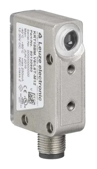 Датчики контрастных меток, датчики фотометки и контраста Leuze Electronic KRT18BM.HT5/L6T-M12