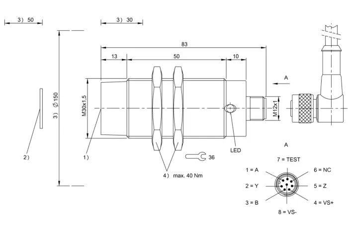 RFID считыватели меток Balluff BIS0053