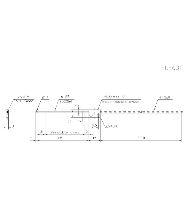 Оптоволоконные кабели для датчиков KEYENCE FU-63T