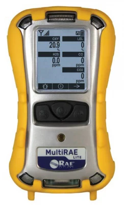 Портативный многоканальный газоанализатор RAE Systems MultiRAE Lite (CO2 / LEL / H2S / O2 / Li-ion / Беспроводной / Комплект аксессуаров / Комплект для замкнутых пространств) - MAB6-B8C101E-421