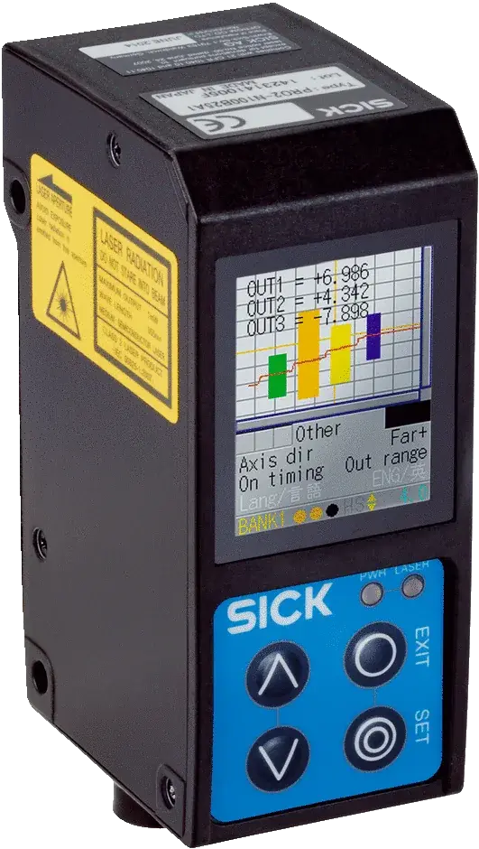 Лазерные датчики расстояния SICK PRO2-P100B25A1
