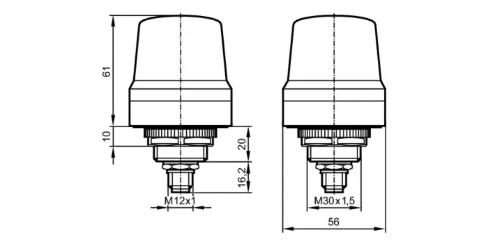 Светодиодные сигнальные колонны IFM Electronic DV2121