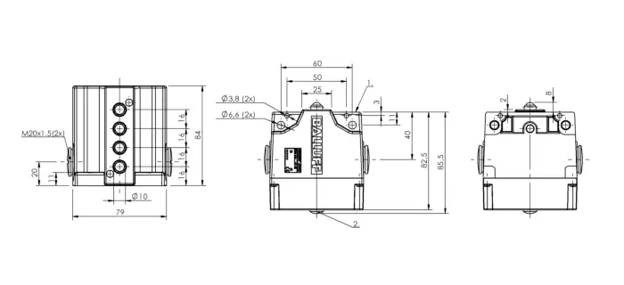 Блочные кулачковые выключатели Balluff BNS042K