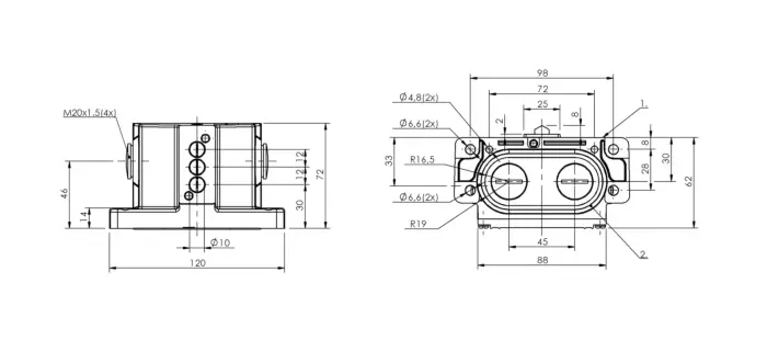 Блочные кулачковые выключатели Balluff BNS01HU