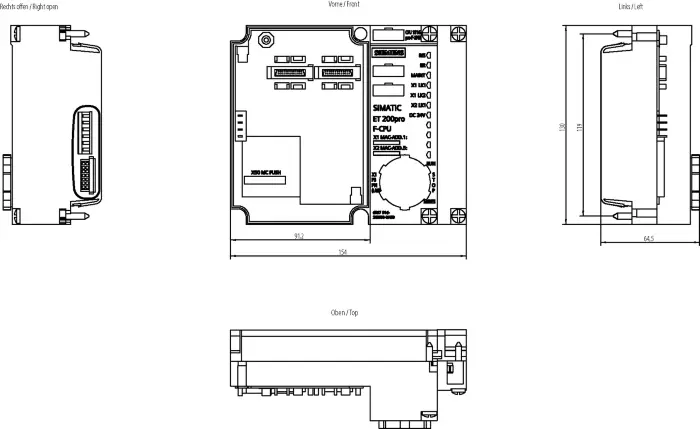 Центральный процессор Siemens 6ES7516-2GN00-0AB0