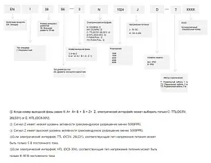 Энкодеры инкрементальные LANBAO ENI38S6-6E1000H-T2