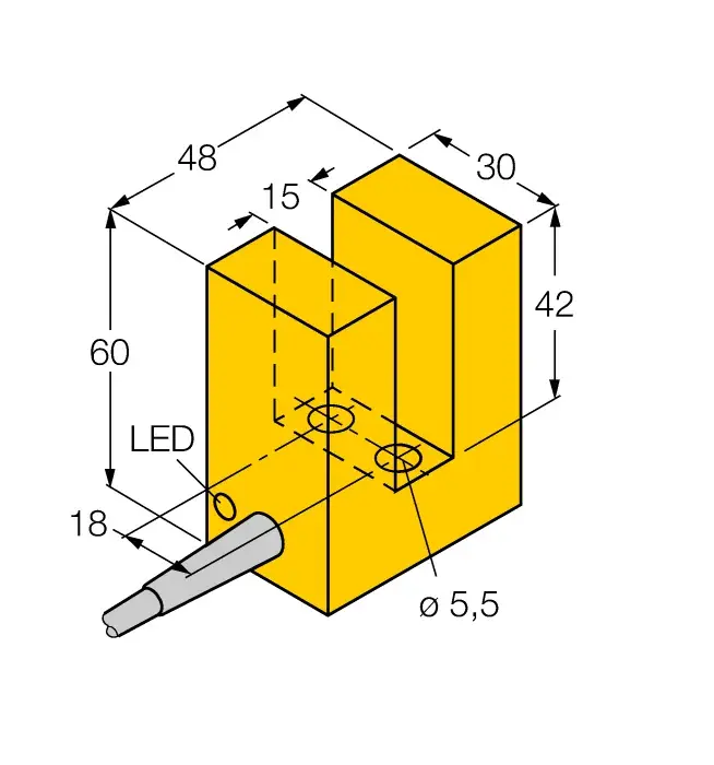 Индуктивные щелевые датчики TURCK SI15-K30-Y1X