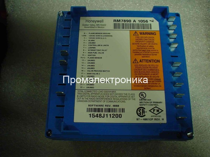 Honeywell RM7890A1056