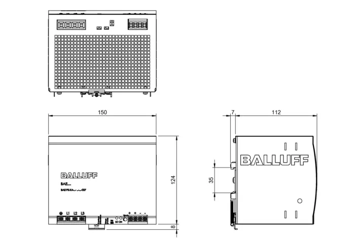 Блоки питания 380 24 В постоянного тока Balluff BAE0009