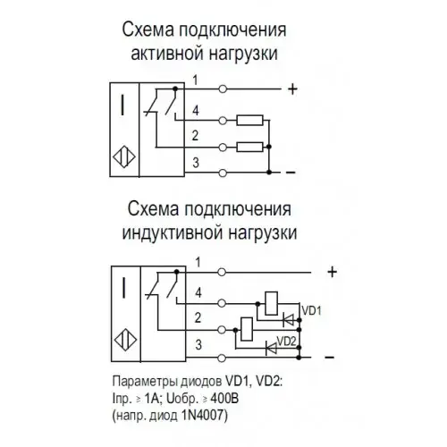 Датчики скорости и контроля частоты вращения ТЕКО IV2B AT81A8-43P-10-LZ-D