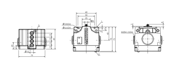 Блочные кулачковые выключатели Balluff BNS02M1
