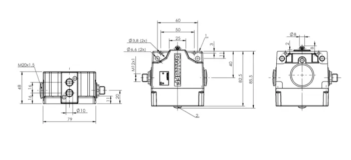 Блочные кулачковые выключатели Balluff BNS0285