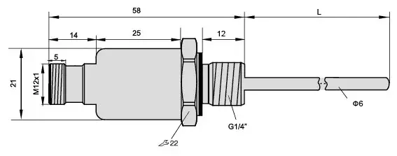 Датчики температуры аналоговые 4-20 мА Sentinel TP06N-G1/4-L50-I-SC